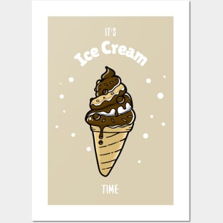 It's Ice Cream Time Posters and Art